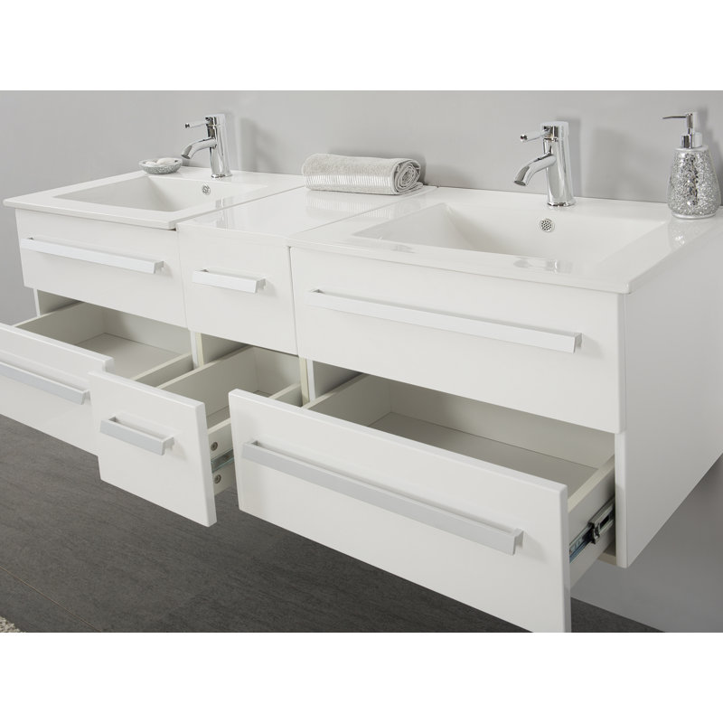 Madrid Vanity & Mirror Sets, White