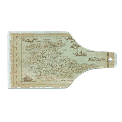 East Urban Home Glass Christam Cutting Board