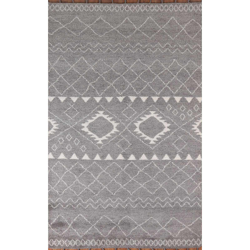 Tapis géométrique indien 5 x 8