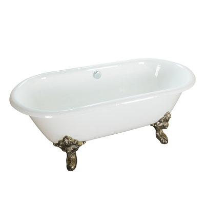 72'' x 31.5'' Soaking Cast Iron Bathtub