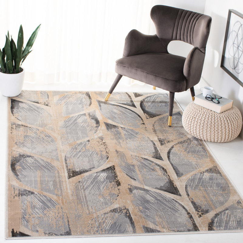Crestfield Performance Floral Rug, Rectangle 5'3" x 7'7"