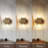 Ulah 17.5" Height Gold Wallchiere
