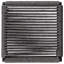 Ensemble de 2 chaises d'appoint empilables en corde tissée gris anthracite