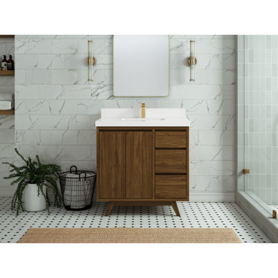 Ensemble de meuble-lavabo simple 36 po Kristoferis