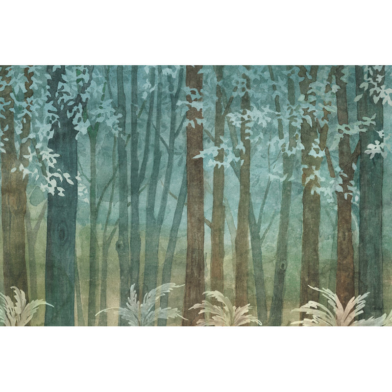 «Woodland Love I Rustic», reproduction sur toile tendue, H 8 po x l 12 po