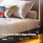 Structure de lit en tissu, aucun sommier requis-1858758521