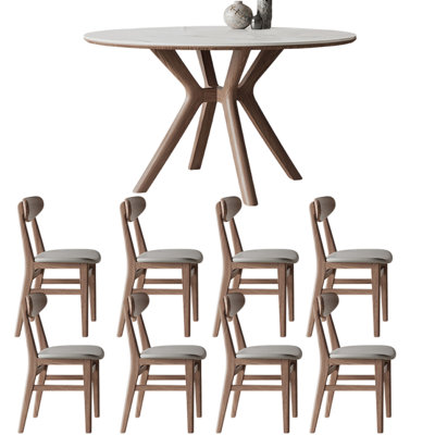Ensemble de table de salle à manger moderne de style nordique