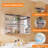 24×30 Inch Adjustable Light LED Bathroom Vanity Mirror Cabinet With Time Temperature Display