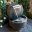 Cast Stone Circular Water Wall Fountain-36138001
