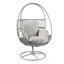 Chaise longue pivotante en osier Reno