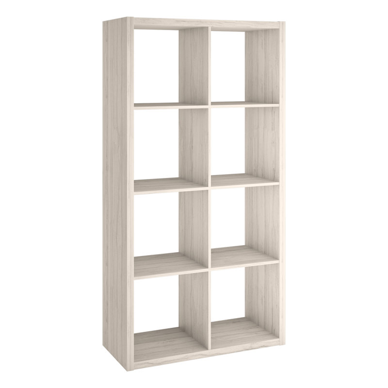 Cube Bookcase, Bleached Walnut