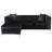 Cannella Upholstered L-Shaped Sectional Reversible-466450479