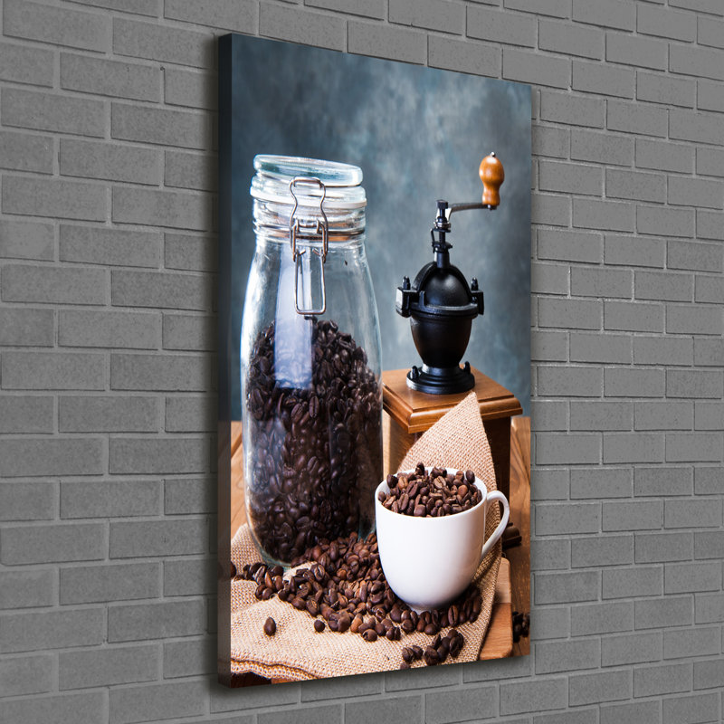 Coffee Grinder - Wrapped Canvas Print