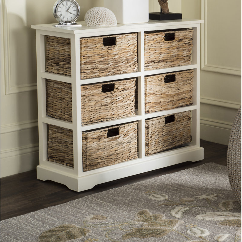 Painswick Solid Wood Accent Chest, Distressed White