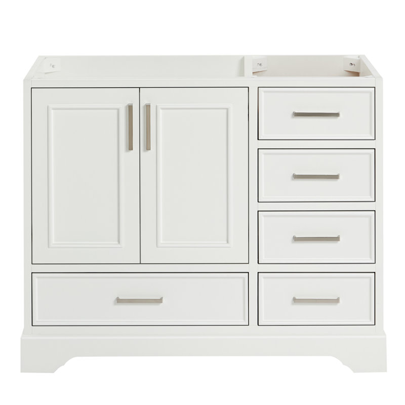 Peightyn 42.75'' Single Bathroom Vanity Base Only, White