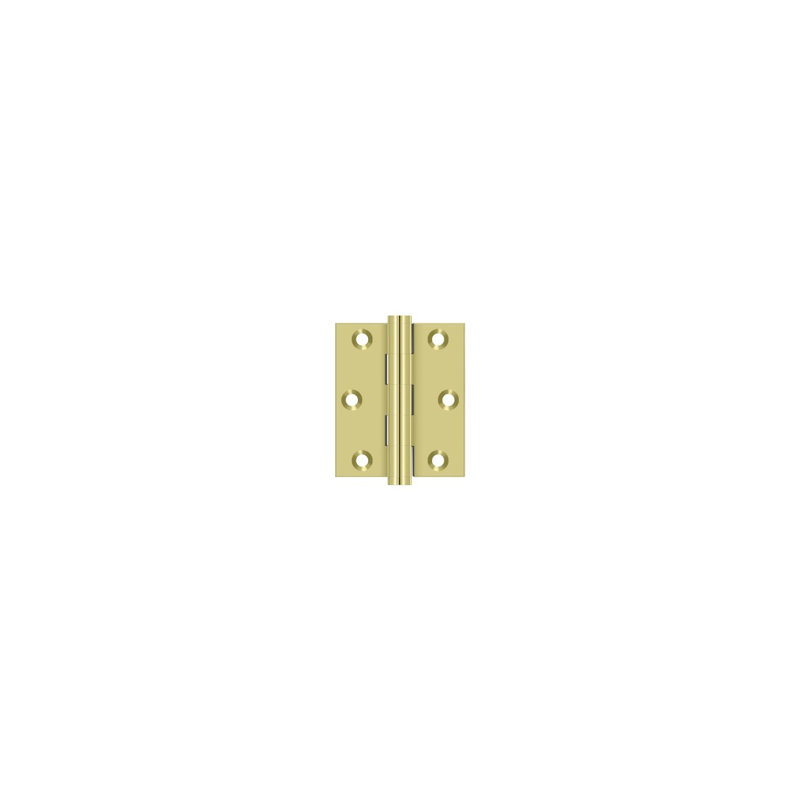 102'' x 102'' Butt Bearing Hinge, Polished Brass
