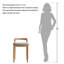 Cristiona Solid Wood Accent Stool
