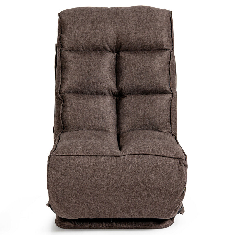 Fauteuil de jeu inclinable et réglable Trule, Brun