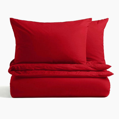 Microfibre Solid Colour Duvet Cover Set