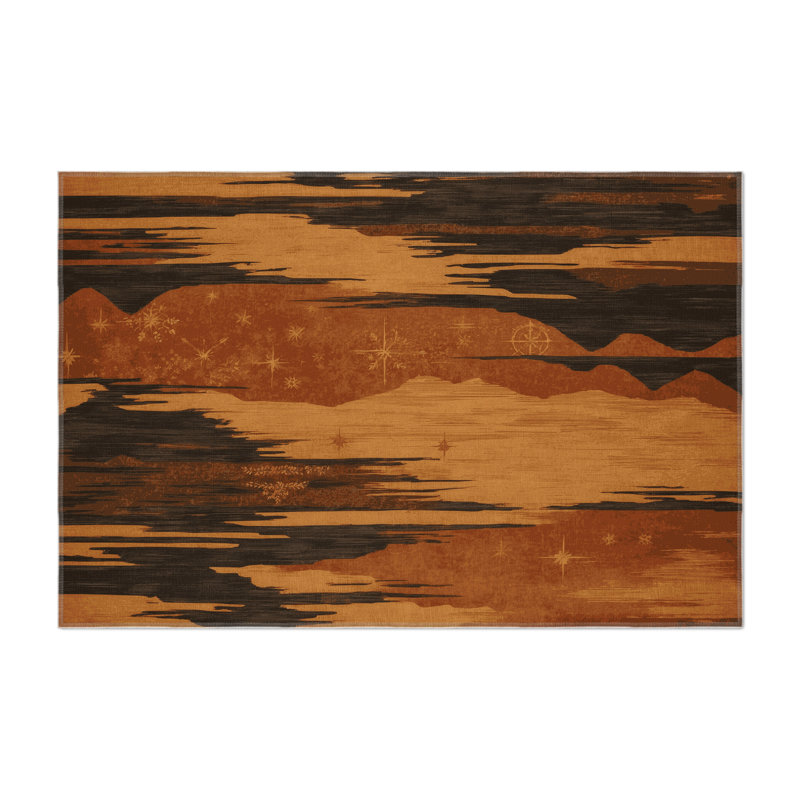 Cascading Hues Indoor And Outdoor Area Rug, Rectangle 9' x 12'