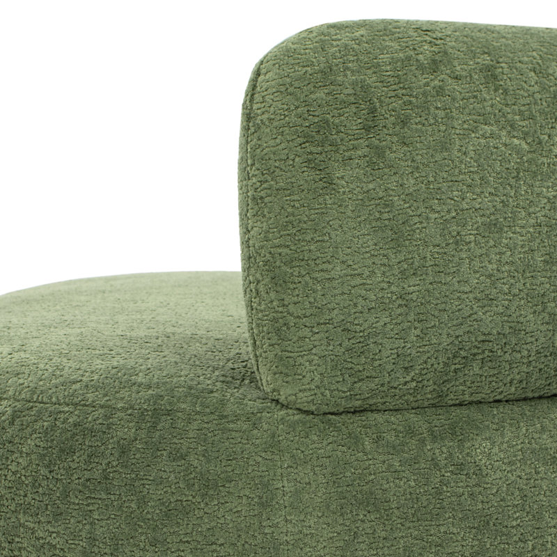 Canapé-lit courbé pour chien 36 po, Vert