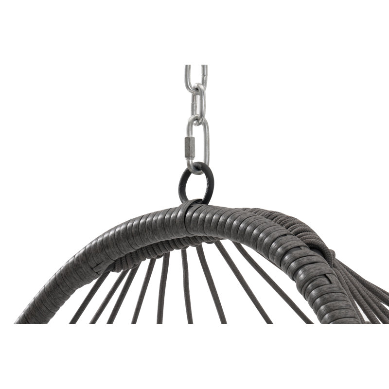 Balancelle en rotin, Beige, Gris