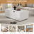 Modern Lift-Top Coffee Table With Storage - 100Cm Multi-Functional Table With Sliding Door & Drawer