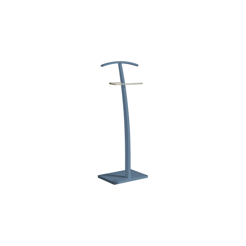 Ritzman Freestanding Valet Stand, Blue