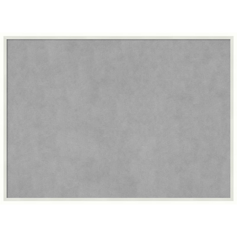 Tableau magnétique encadré blanc Lucie, H 21 po x l 29 po