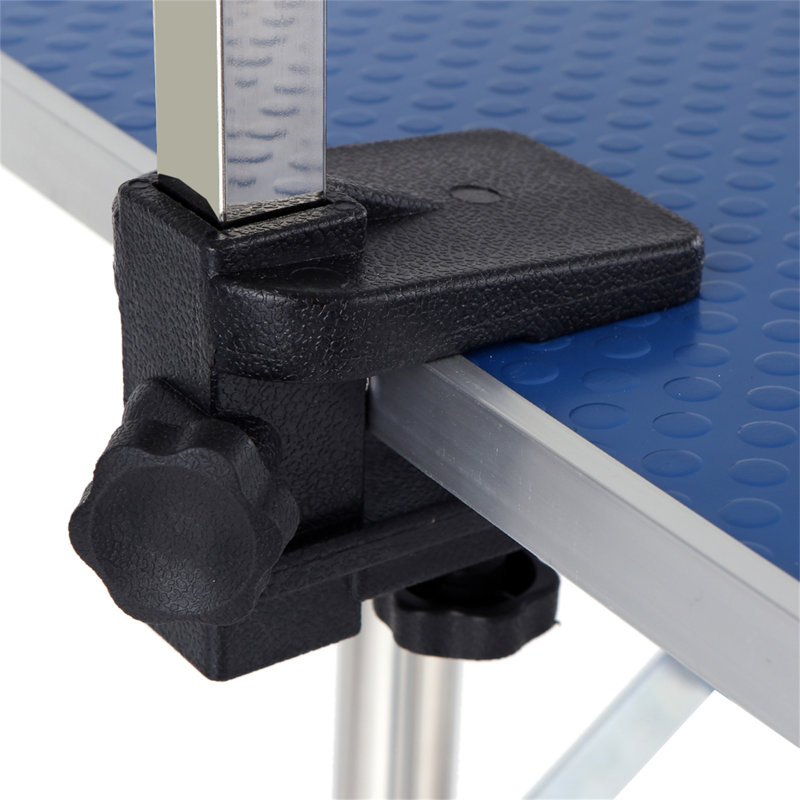 Table de toilettage professionnelle pour chien avec support réglable, Bleu, H 30 po x l 46 po x P 24 po