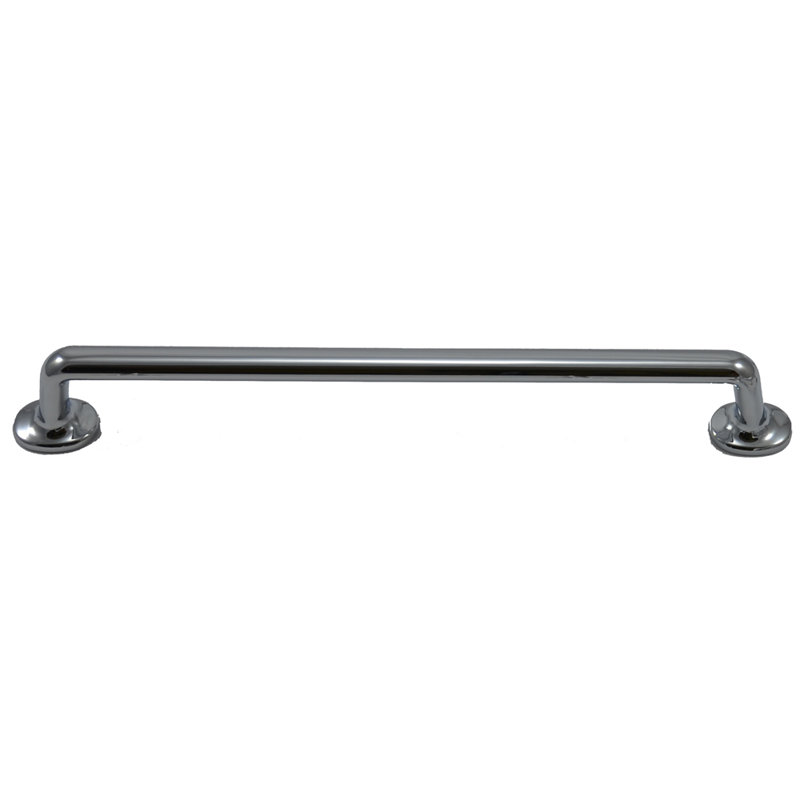 Poignée barre 6 1/2 po Center to Center, Chrome poli, 9"