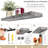 Sorbus Wall Mounted Floating Shelves for Wall Décor - Large 24 Inch, 4 Pack, Gray-931957340-931957336