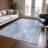 Machine Washable Indoor/Outdoor Xhevrie Lavender Rug-1334321518