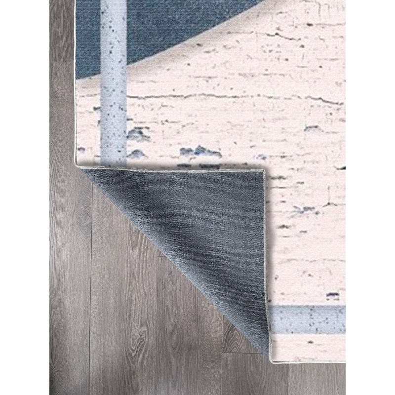 Tapis en coton Mireya, Tapis de couloir 3 pi 3 po x 8 pi 2 po