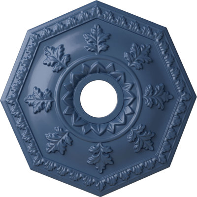 Endurathane Nottingham Ceiling Medallion, 18"OD x 3 1/2"ID x 1 1/2"P (Fits Canopies up to 4 5/8"), Hand-Painted Americana Finish