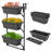 Arlmont & Co. Hanging Vertical Planter With 3 Planter Boxes & Detachable Hooks For Flowers