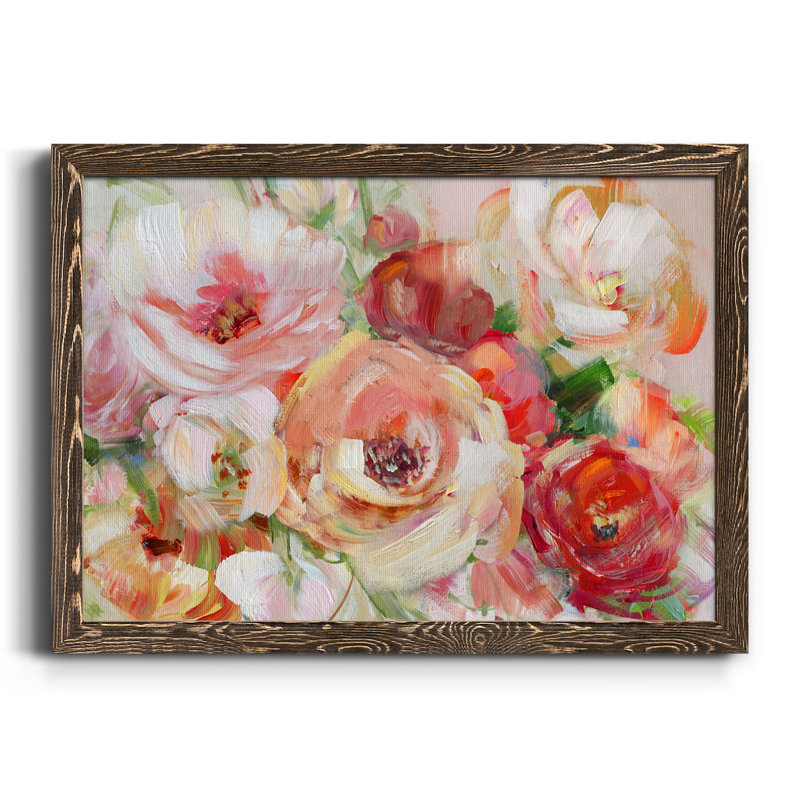 «Bold Summer», reproduction d'art sur toile encadrée, H 20 po x l 17 po x P 1,5 po, Toile avec cadre en noyer