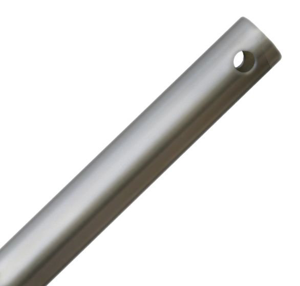 Anarkali Ceiling Fan Downrod in Chrome, 12'' H x 0.5'' W x 0.5'' D, Gray
