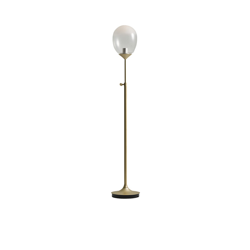 Lampe sur pied 58 ", Champagne or
