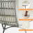 Swivel Wicker Outdoor Lounge Chair-96071686-96071685