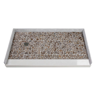 Base de douche à seuil simple l 60 po x P 32 po