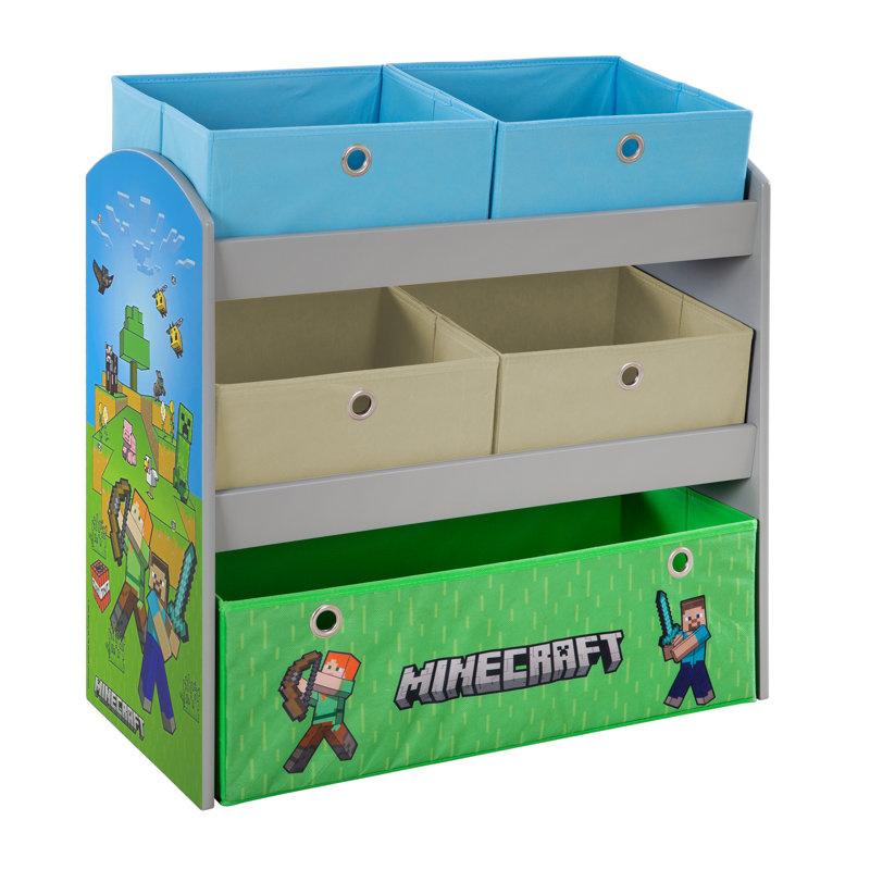 MINECRAFT 387.1cm H X 409.68cm W Toy Storage Kids Bookcase