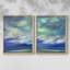 Island Dusk - reproduction encadrée de qualité supérieure - prête à être accrochée - aucun clou requis - aucun clou requis-2032065206-2032065207