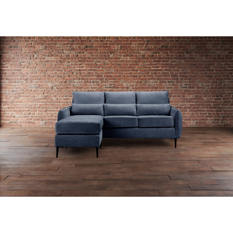 Charlotte Reversible Corner Sofa, Navy