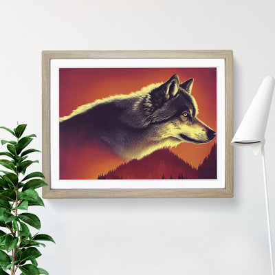 Incredible Wolf - Single Picture Frame Print
