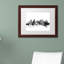 «Vancouver Canada Skyline B&W», impression encadrée-17771765-70580625-70580626