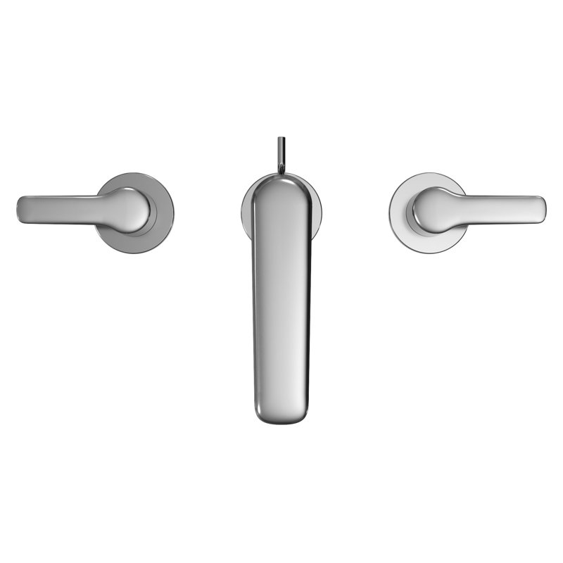 G Series Widespread Bathroom Faucet with Drain Assembly, Polished Chrome