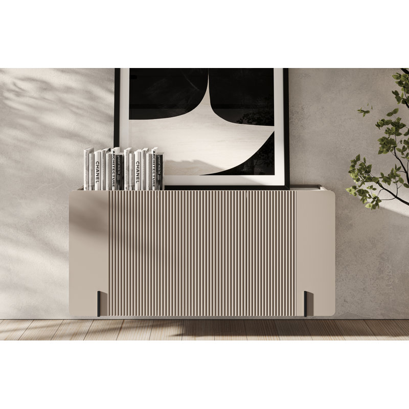Colner 150cm Sideboard, Cashmere/Black