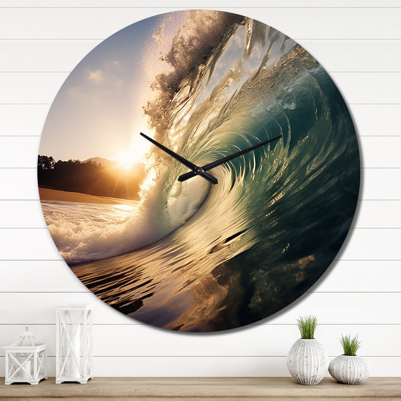 Metal Wall Clock, Extra Large