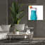  «Blue Hawaiian» par Susan Ball, art mural sur toile, 37 po x 37 po